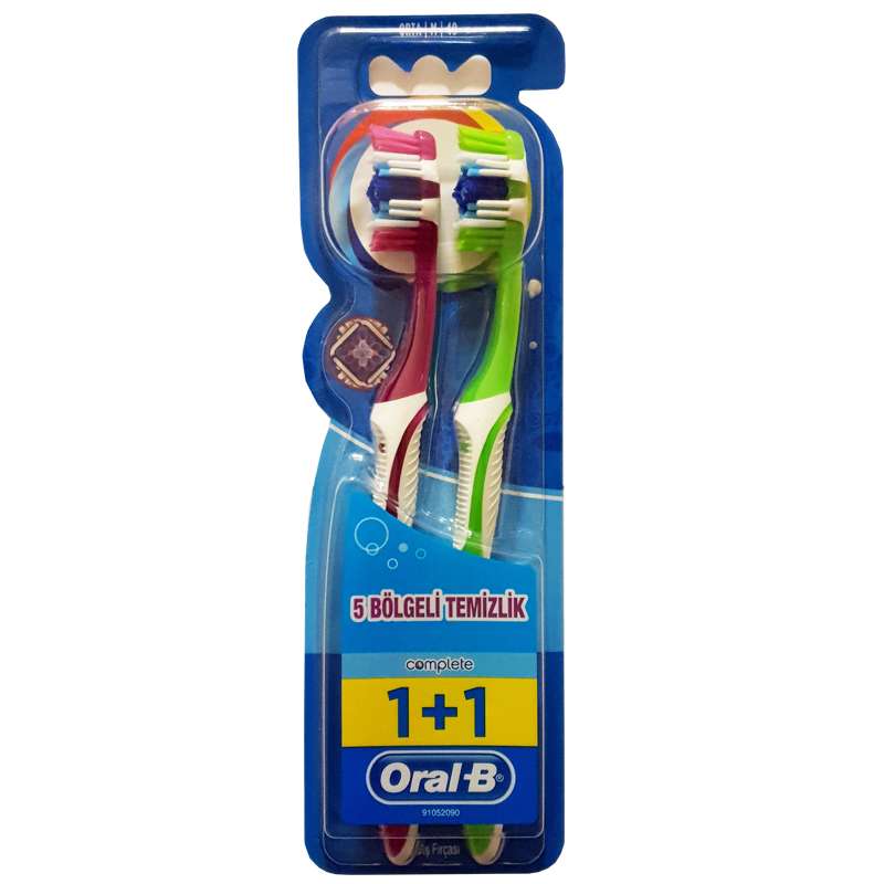 مسواک اورال-بی مدل PRO-EXPERT مدل با برس متوسط بسته 2 عددی