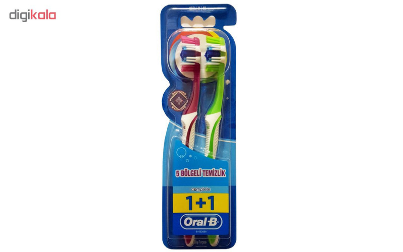 مسواک اورال-بی مدل PRO-EXPERT مدل با برس متوسط بسته 2 عددی