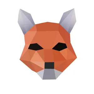 ماسک صورت هلو تویز مدل Fox mask