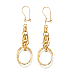 گوشواره طلا 18 عیار زنانه کد AG01