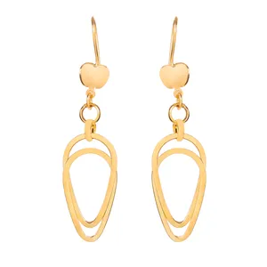 گوشواره طلا 18 عیار زنانه کد AG06