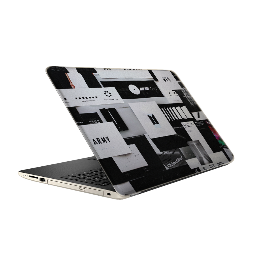 استیکر لپ تاپ طرح BTS مدل TIE430 مناسب برای لپ تاپ 15.6 اینچ