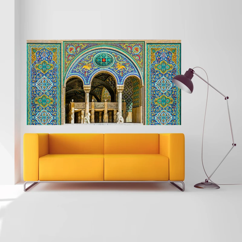 تابلو شاسی طرح کاخ گلستان کد 0137