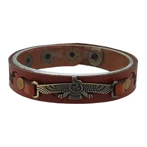 دستبند چرم خاطره کد 102