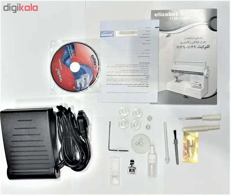 چرخ خیاطی کاچیران مدل elizabet1149