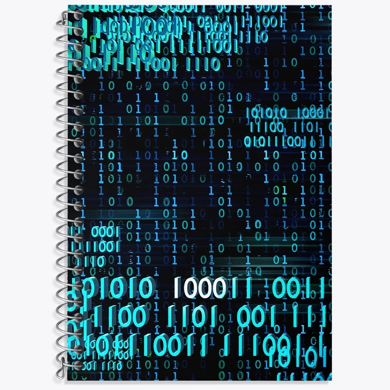 دفتر زبان 50 برگ خندالو مدل دو خط طرح اعداد کد N514