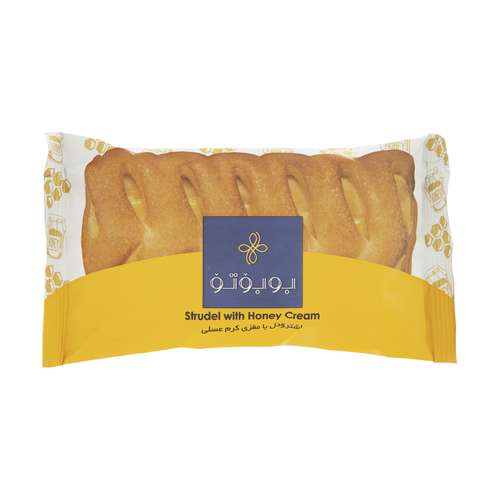 اشترودل مغز دار بوبوتو با طعم کرم عسلی - 70 گرم