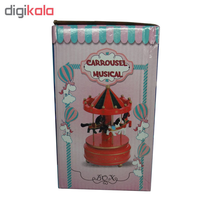 ماکت موزیکال کاروسل طرح چرخ و فلک مدل CR1