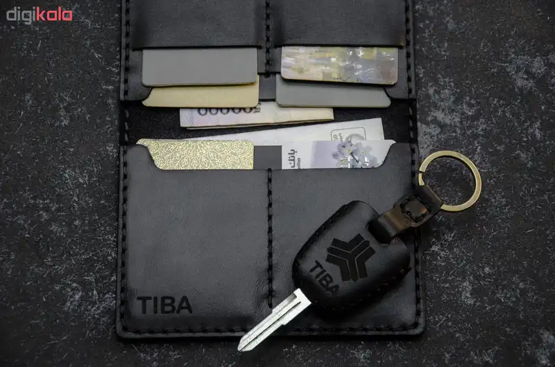 ست هدیه چرمینه اسپرت طرح تیبا کد 72027-B