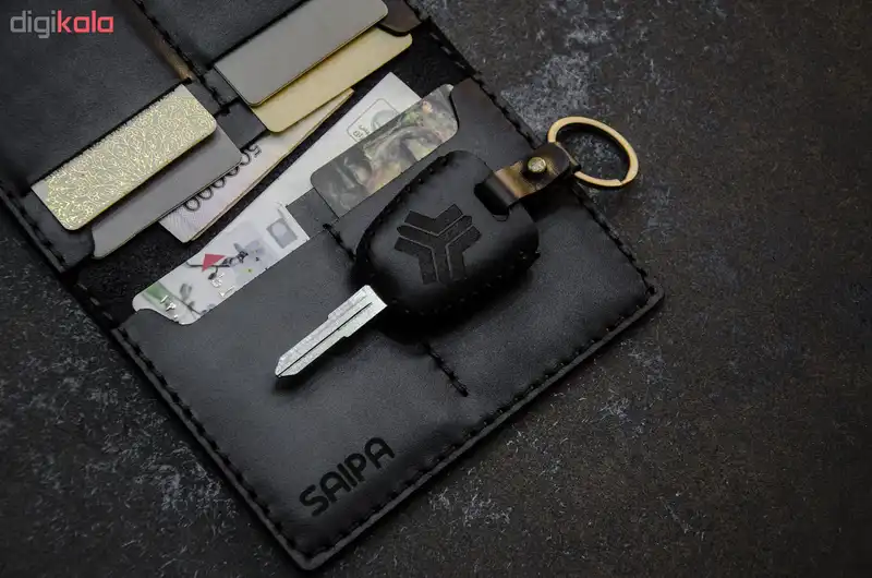 ست هدیه چرمینه اسپرت طرح سایپا کد 80027-B