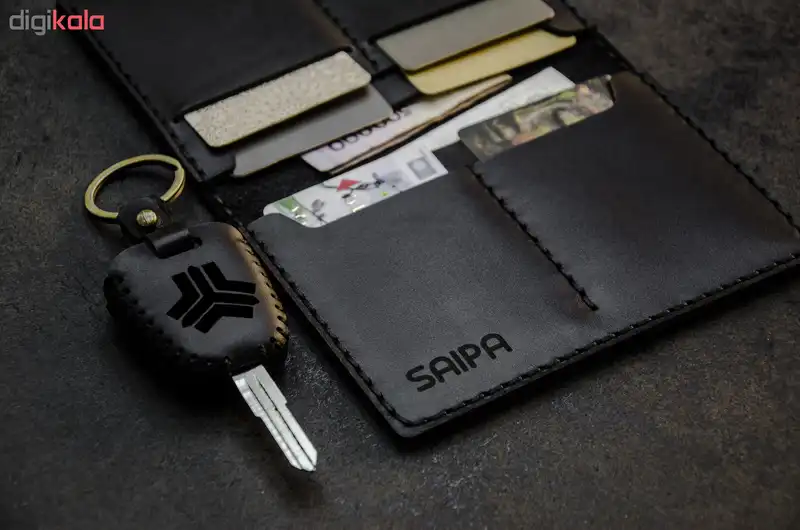 ست هدیه چرمینه اسپرت طرح سایپا کد 80027-B