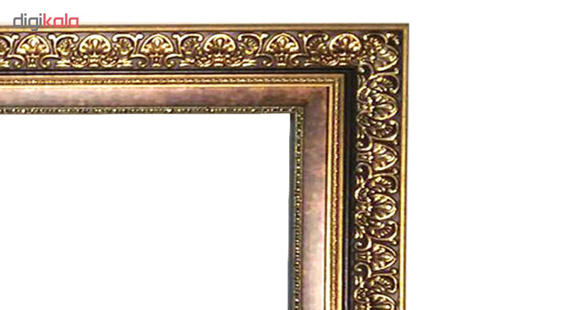 تابلو فرش ماشینی نقش نگار رضوی طرح گل کد 5496KC