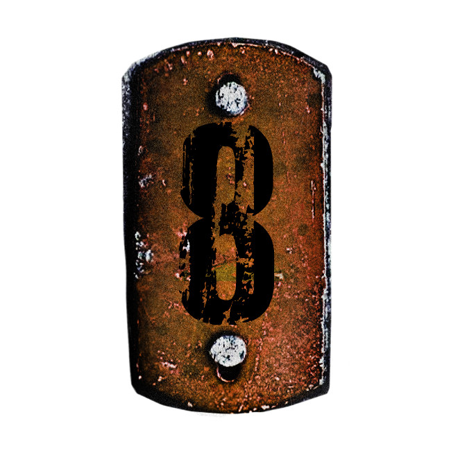 تابلو نشانگر شماره واحد کاغک مدل na8