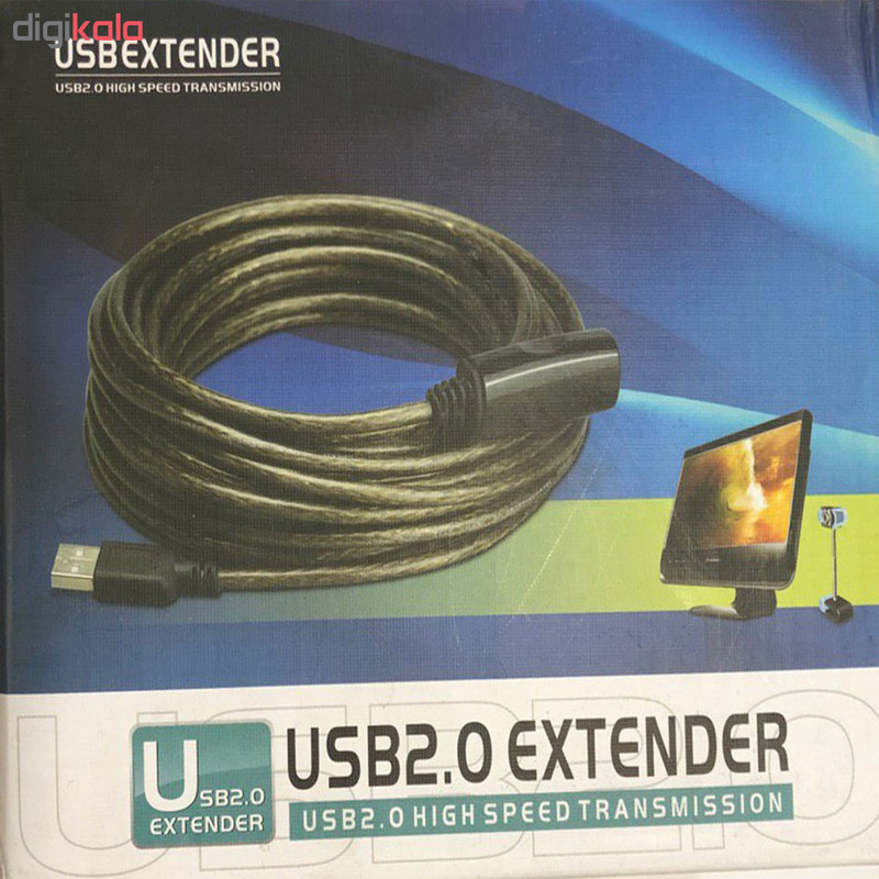 کابل افزایش طول USB 2.0 مدل A110 طول 30 متر