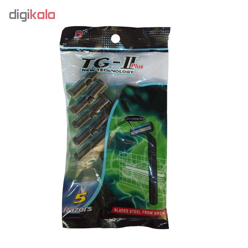 خود تراش مدل TG-II Plus بسته 5 عددی