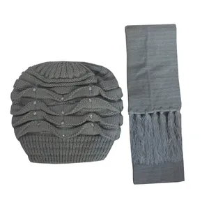 ست کلاه و شال گردن دخترانه کد NEG-20521
