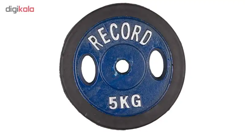 وزنه دمبل رکورد کد 1621 وزن 5 کیلوگرم بسته 2 عددی