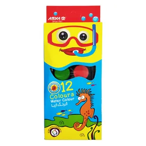 آبرنگ 12 رنگ آریا کد 5009-Seahorse