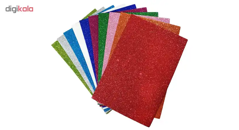 فوم اکلیلی مدل Purpurina Eva بسته 10 عددی