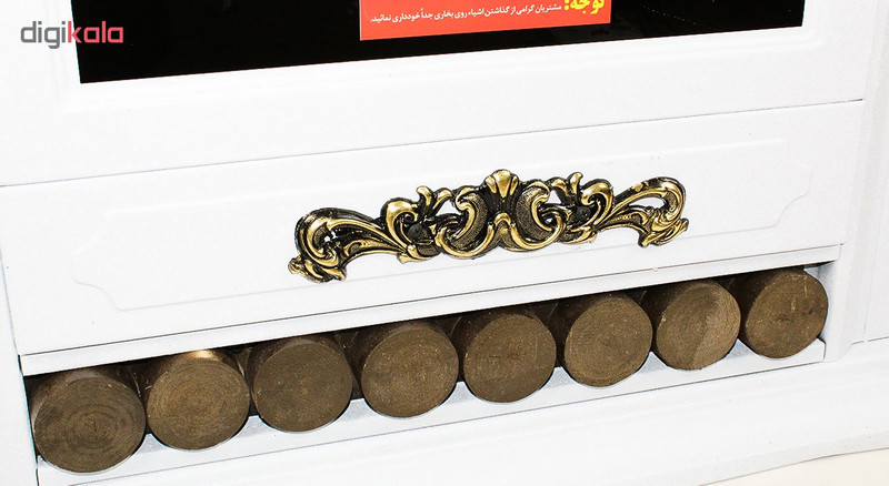 بخاری گازی مروارید سوز طرح شومینه مدل 25000