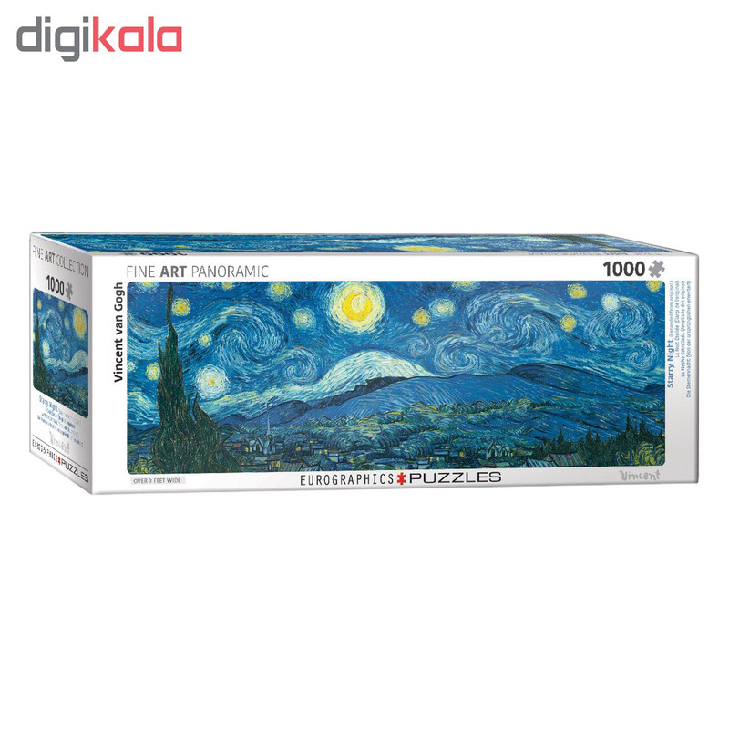 پازل 1000 تکه یوروگرافیکس پازلز طرح شب پرستاره کد 5309