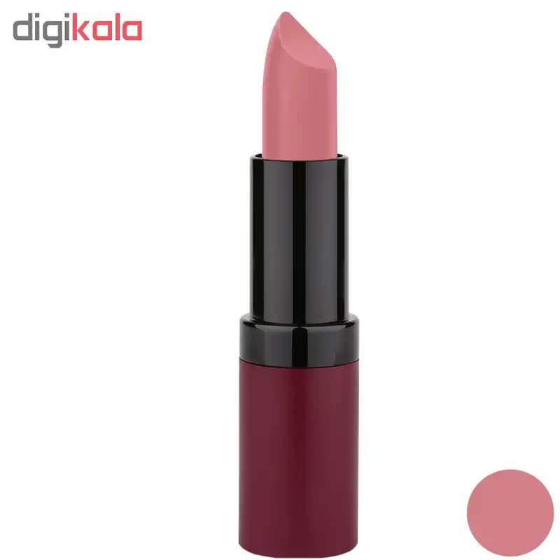 رژلب جامد گلدن رز مدل Velvet شماره 39