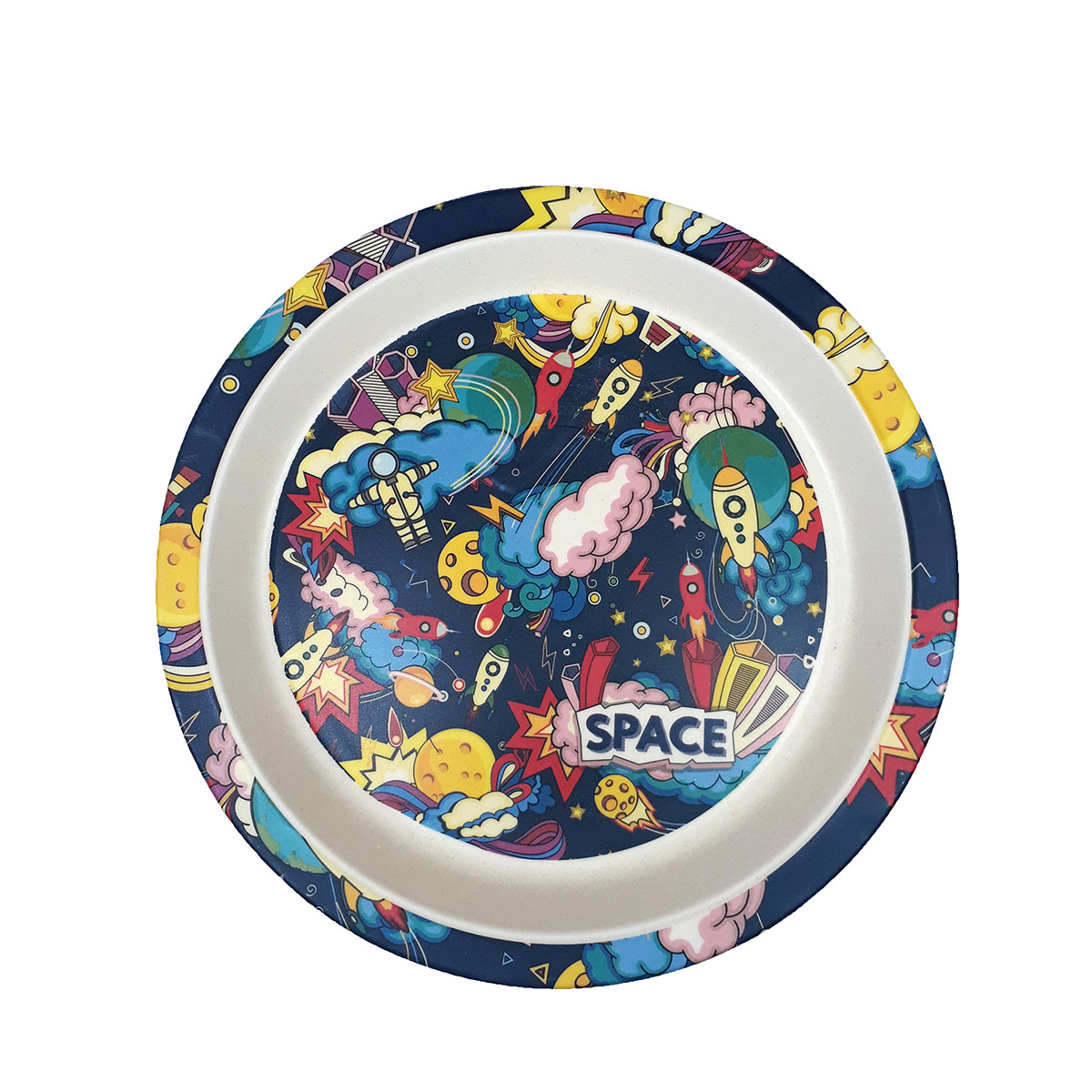بشقاب کودک مدل Space