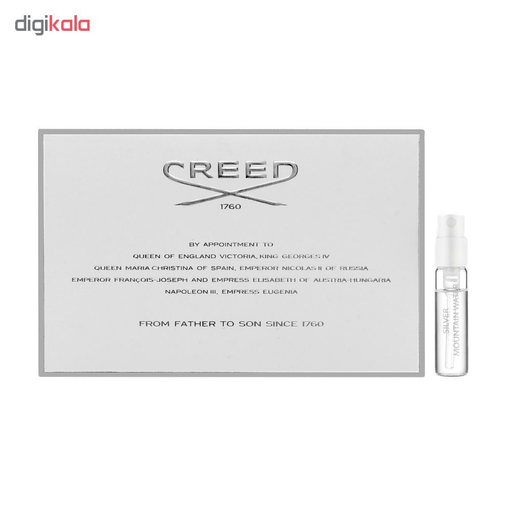 عطر جیبی مردانه کرید مدل Silver Mountain Water حجم 2.5 میلی لیتر