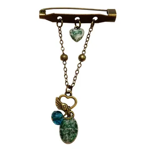 سنجاق سینه مدل قلب کد  PM 308