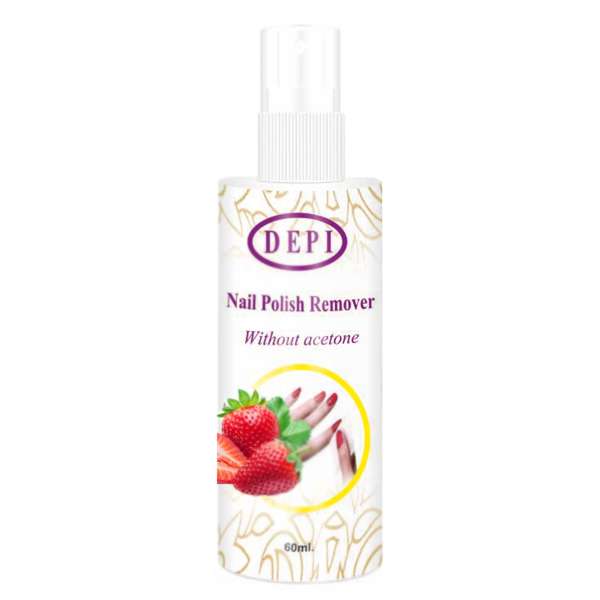 محلول لاک پاک کن دپی مدل Strawberry حجم 60 میلی لیتر محلول لاک پاک کن دپی مدل Strawberry حجم 60 میلی لیتر