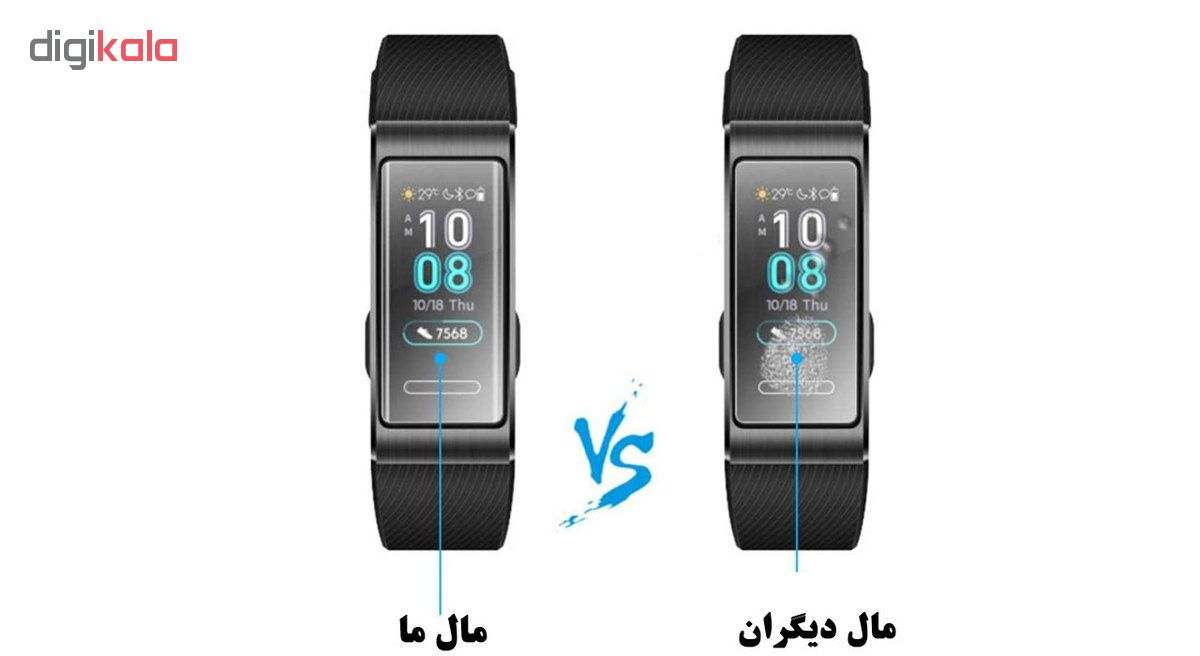 محافظ صفحه نمایش تراستکتور مدل GNF مناسب برای مچ بند هوشمند هوآوی Band 3 / 3 Pro بسته 5 عددی