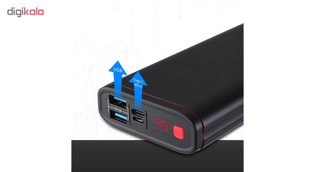 شارژ همراه پرووان مدل PR-20 ظرفیت 20000 میلی آمپر ساعت main 1 8