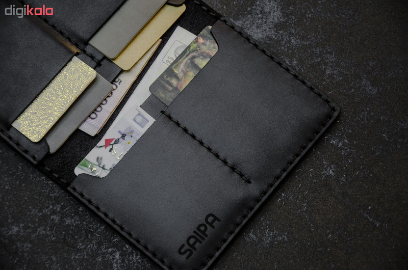 کیف مدارک چرمینه اسپرت طرح سایپا کد 80024-B