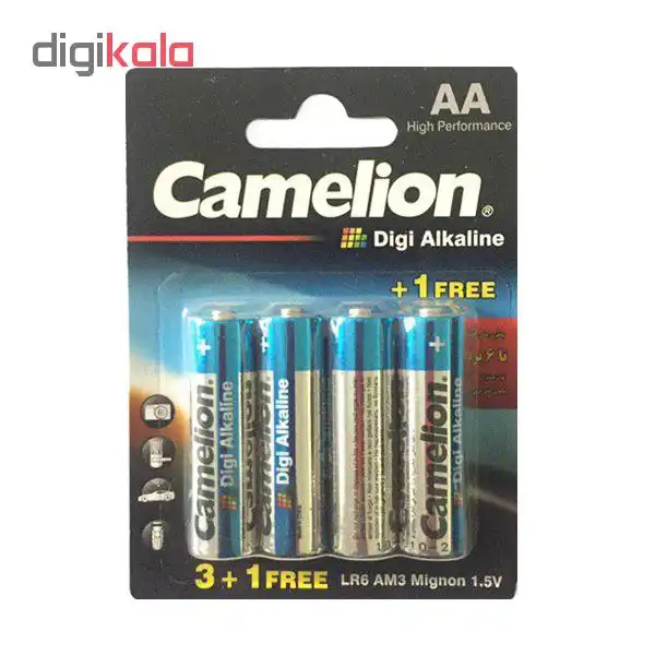 باتری قلمی کملیون مدل LR-6 بسته 4 عددی