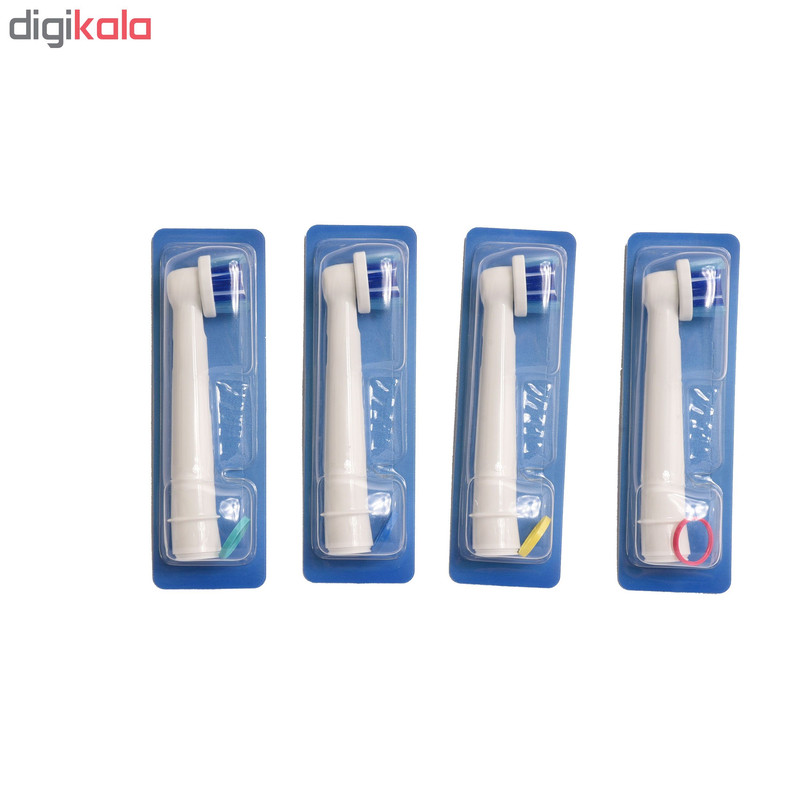سری یدک مسواک برقی اورال-بی مدل PRECISION CLEAN بسته 4 عددی