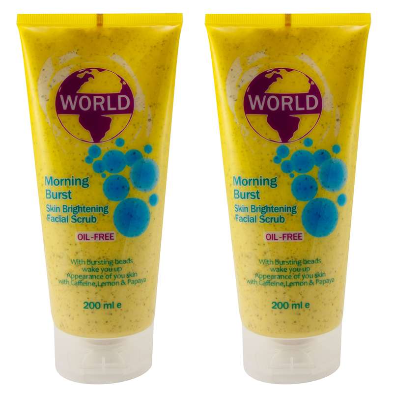اسکراب سفید کننده ورد کالر مدل Morning Burst حجم 200 میلی لیتر بسته 2 عددی