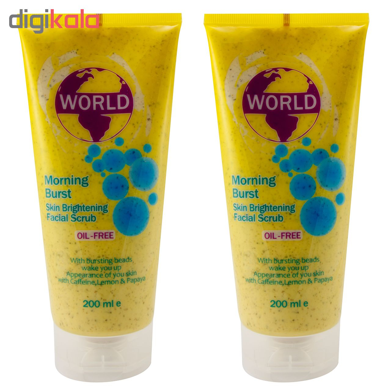 اسکراب سفید کننده ورد کالر مدل Morning Burst حجم 200 میلی لیتر بسته 2 عددی