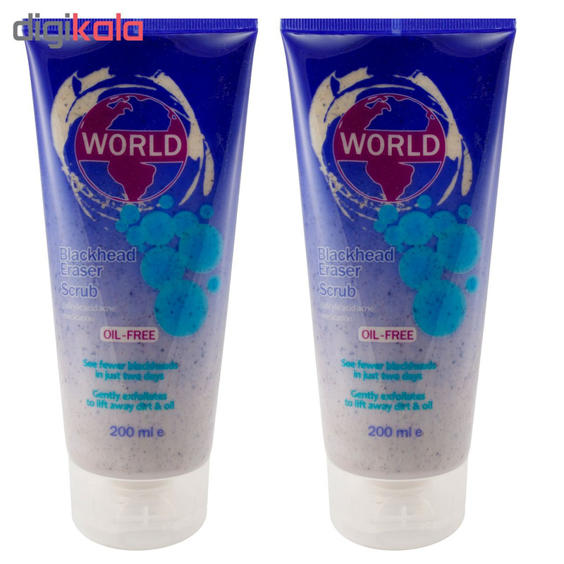 اسکراب لایه بردار پوست ورد کالر مدل Blackhead Eraser حجم 200 بسته 2 عددی