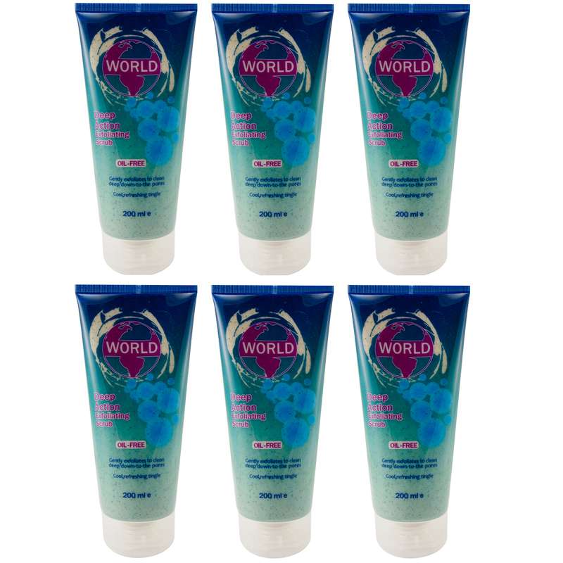 اسکراب لایه بردار ورد کالر مدل Deep action exfolianting حجم 200 میلی لیتر بسته 6 عددی اسکراب لایه بردار ورد کالر مدل Deep action exfolianting حجم 200 میلی لیتر بسته 6 عددی