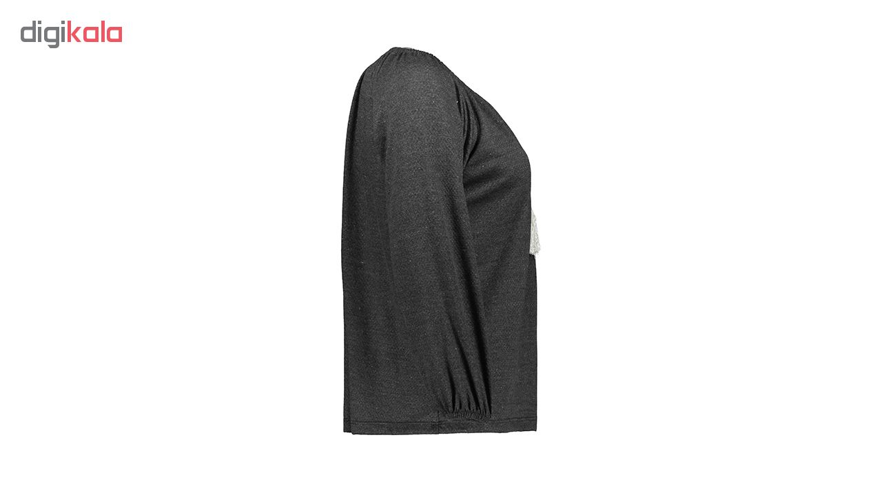 بلوز زنانه افراتین کد  3-7507 رنگ خاکستری