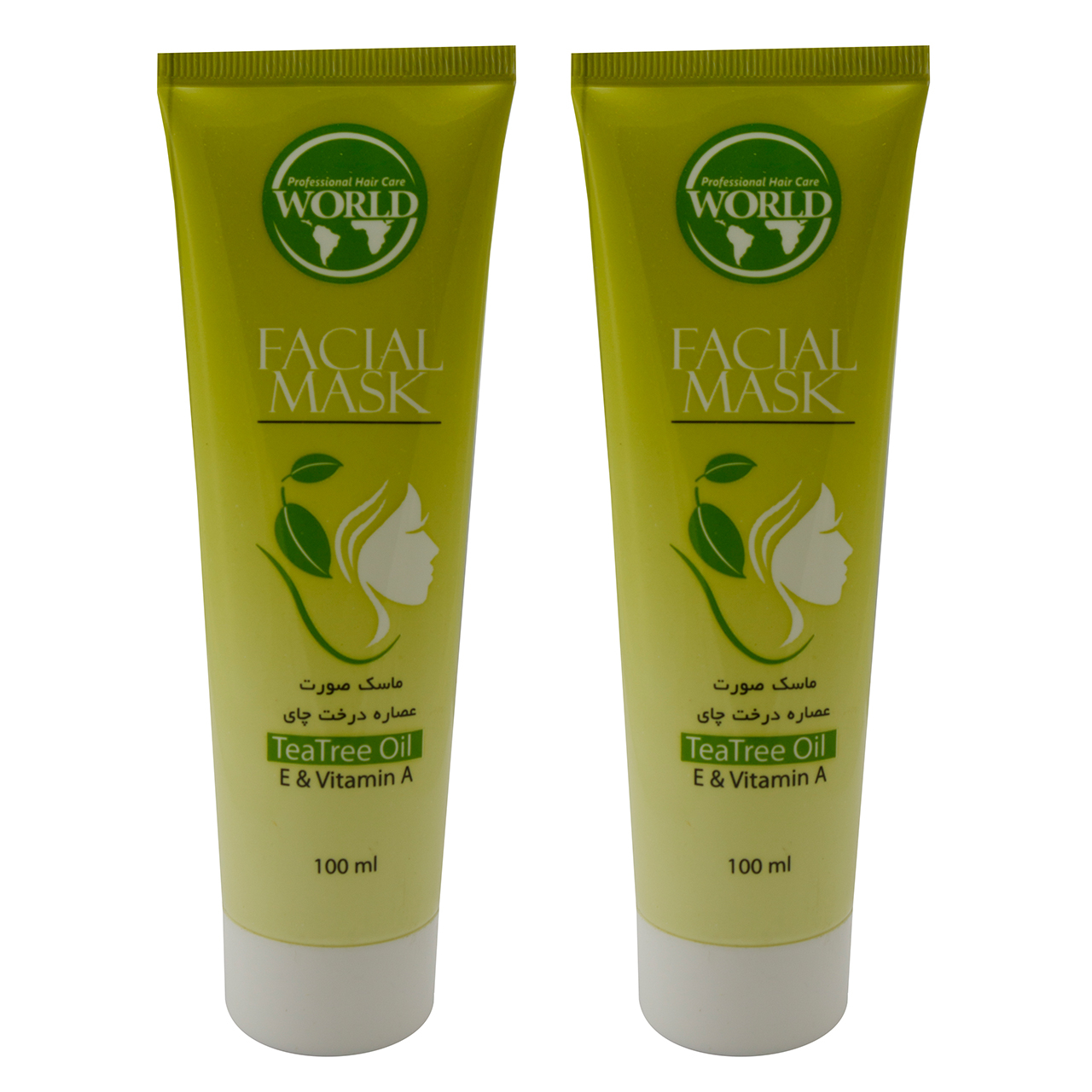 ماسک صورت ورد کالر مدل Tea Tree حجم 100 میلی لیتر بسته 2 عددی