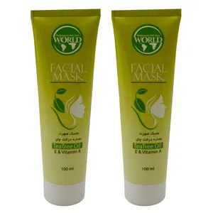 ماسک صورت ورد کالر مدل Tea Tree حجم 100 میلی لیتر بسته 2 عددی