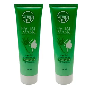 ماسک صورت وردکالر مدل Aloevera حجم 100 میلی لیتر بسته 2 عددی