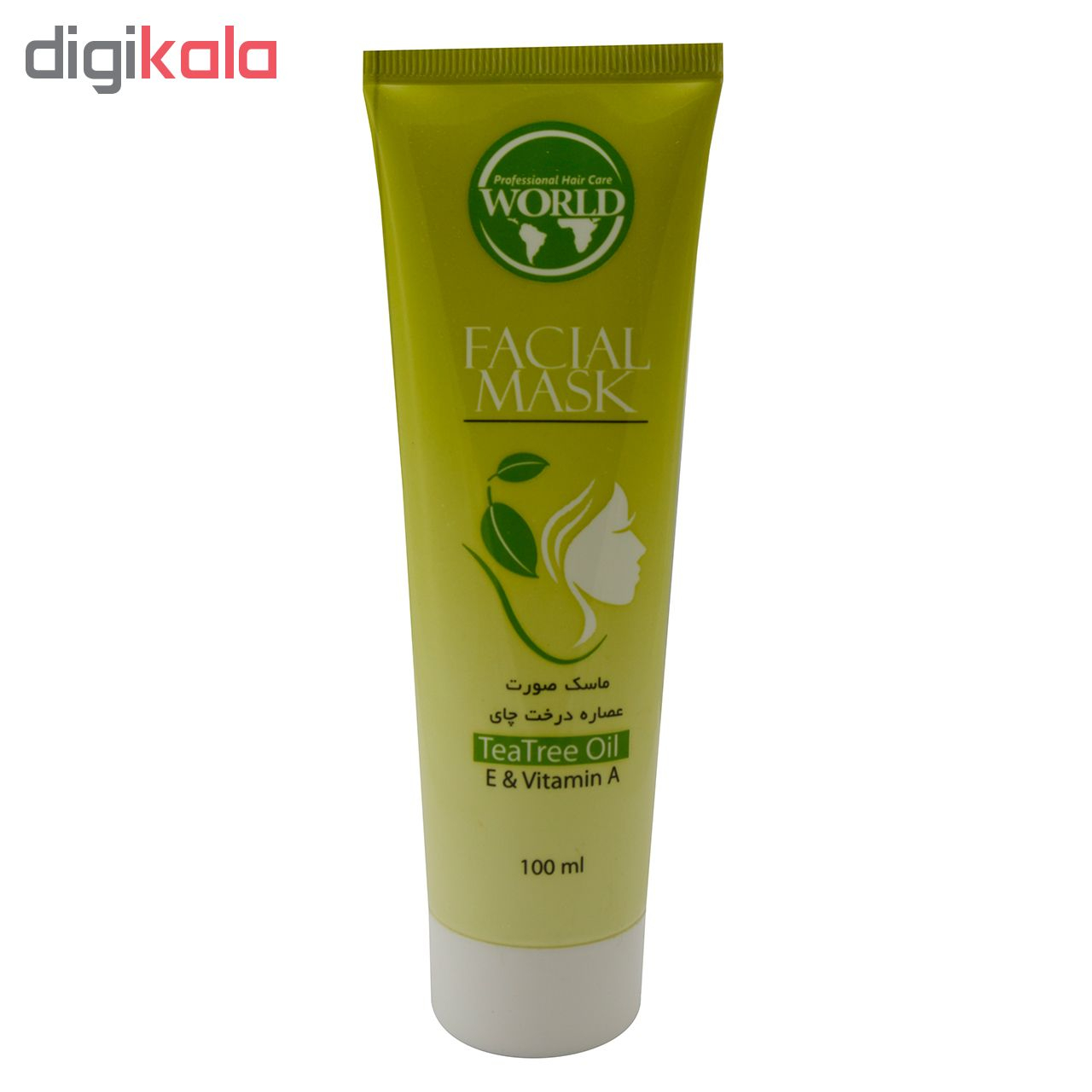 ماسک صورت ورد کالر مدل w101 حجم 100 میلی لیتر مجموعه 4 عددی