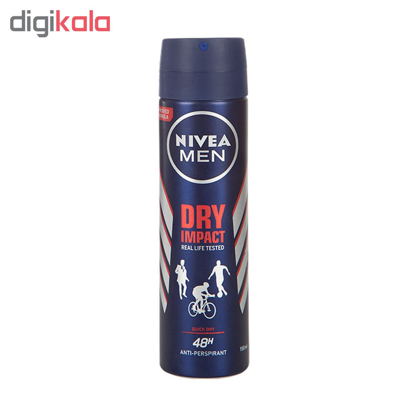 اسپری ضد تعریق مردانه نیوآ مدل Dry Impact Plus حجم 150 میلی لیتر اسپری ضد تعریق مردانه نیوآ مدل Dry Impact Plus حجم 150 میلی لیتر
