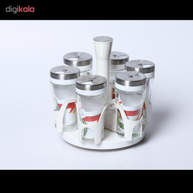 ست جای ادویه 7 پارچه کاپریس مدل پارادایس کد 12663