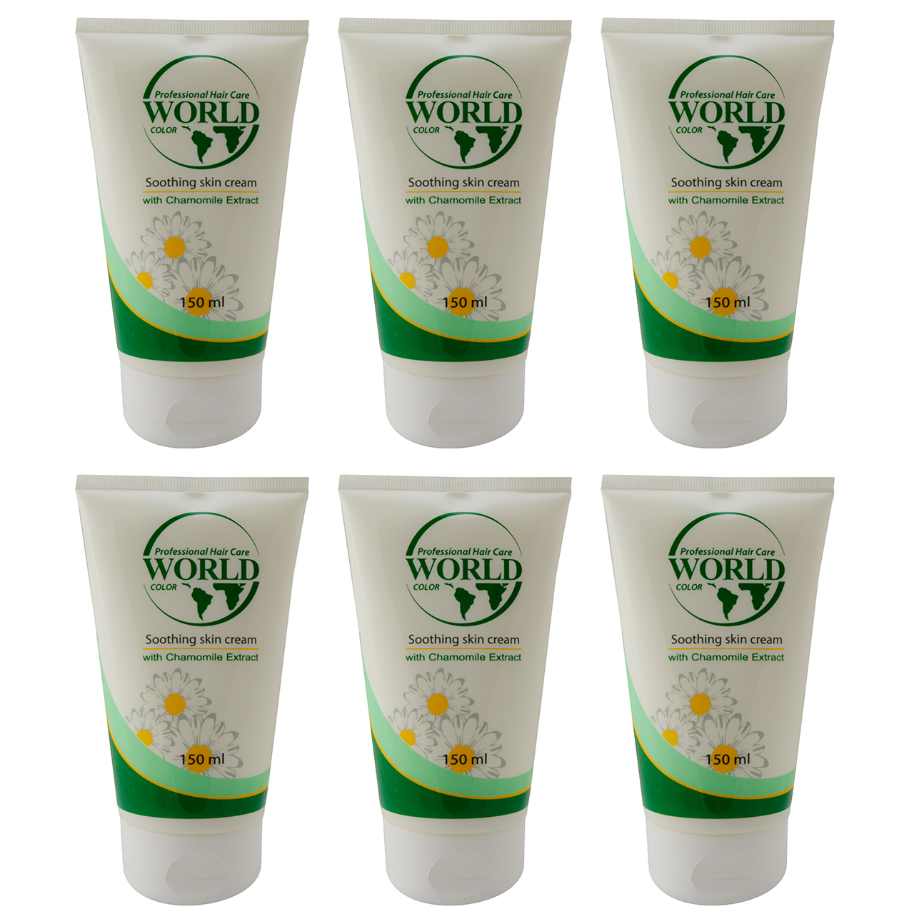 کرم مرطوب کننده ورد کالر مدل Chamomile حجم 150میلی لیتر مجموعه 6 عددی