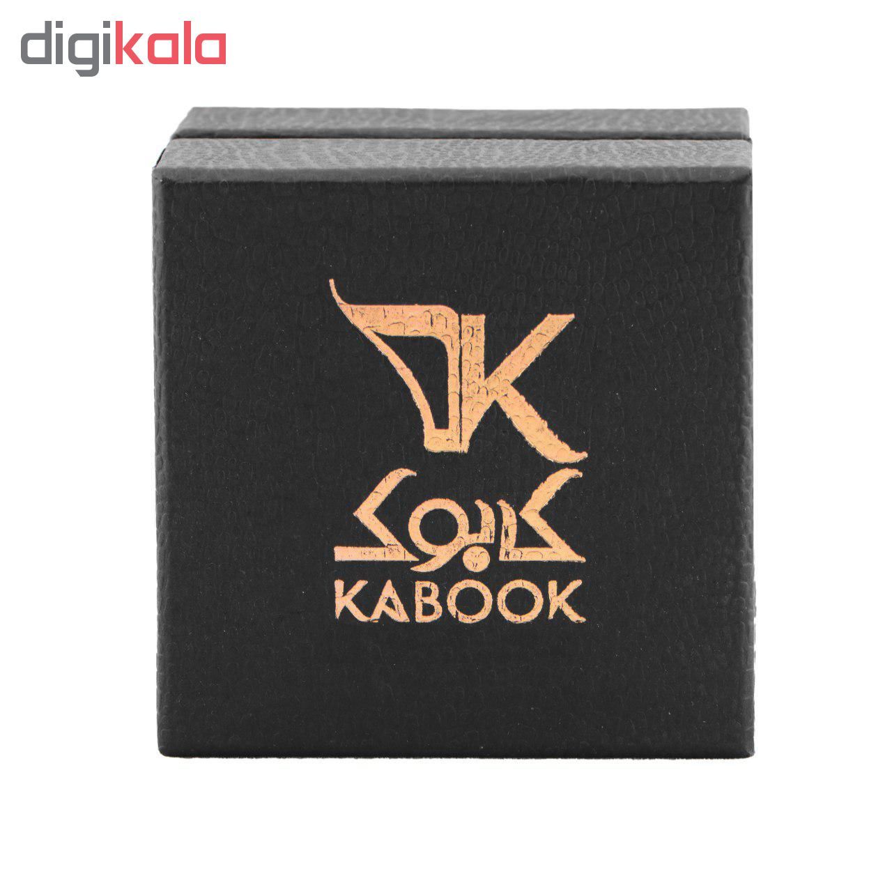 آویز گردنبند طلا 18 عیار زنانه کابوک طرح S کد C0224 -  - 4