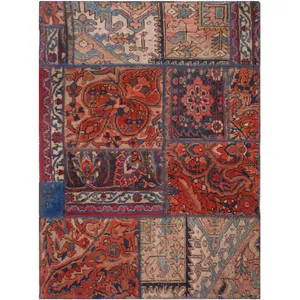 کلاژ فرش دستبافت یک و نیم متری فرش هریس کد 101418