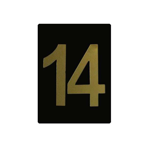 تابلو نشانگر طرح عدد 14 کد H0029